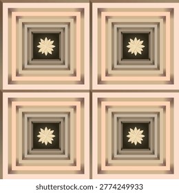 3d Squire style tiles and design