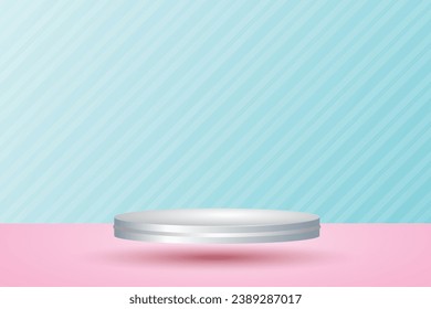 3D stage floating podium display product