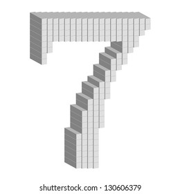 3D stair number 7