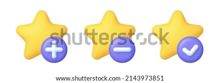 3d star for decoration design. Quality design element. Vector isolated design element. Vector 3d illustration