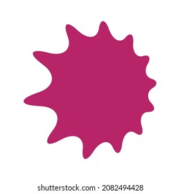 3D star, starburst, sunburst icon, symbol in perspective. Radial shape, design element. Badge, seal vector