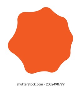 3D star, starburst, sunburst icon, symbol in perspective. Radial shape, design element. Badge, seal vector