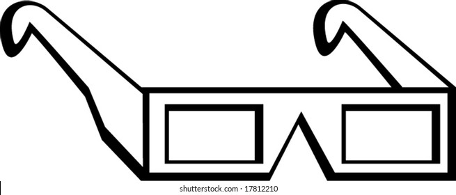 3d or stereoscopic glasses