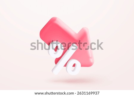 3D stock trading graph report for statistic in bubble icon. Sell and buy money cash and exchange with finance business failure, analyzing investment. 3d bank trading icon vector render illustration