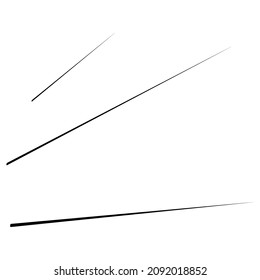 3D straight, parallel dynamic irregular lines, stripes element. Action, burst, speed comic effect lines