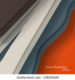 3D style, abstract background with lots of layers