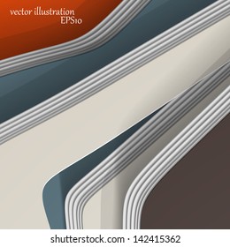 3D style, abstract background with lots of layers