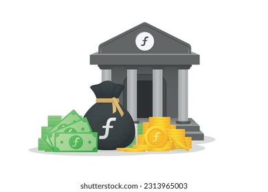 Bank Deposits 3d Illustration Of Cartoon Hand Depositing A Coin In