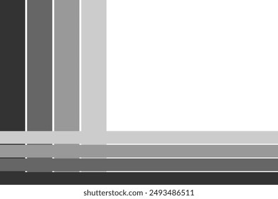 Fondo abstracto del Vector blanco y negro del estilo 3d en blanco