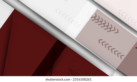 3.ᵉʳ estilo de líneas grises y marrones sobre el diseño de fondo blanco