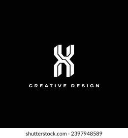 Diseño de logotipo de 3D Style Minimal X