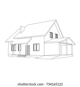 House Drawing Images Stock Photos Vectors Shutterstock