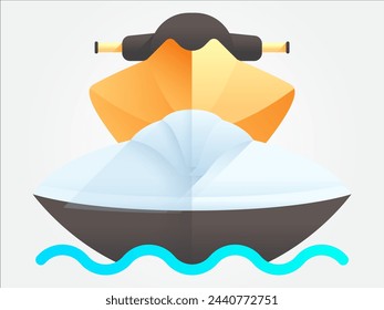 3d summer time element illustration for vacation or holiday in summertime and party relax or trip in seasonal festival