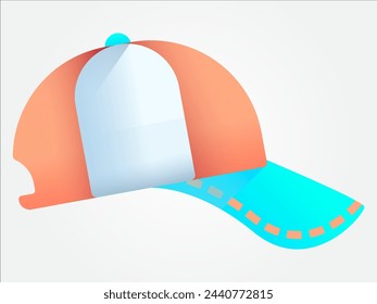 3d summer time element illustration for vacation or holiday in summertime and party relax or trip in seasonal festival