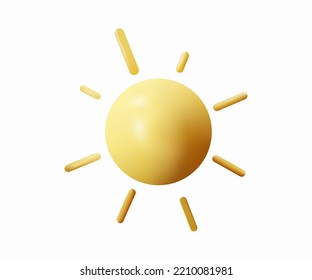 3D sun icon vector illustration. flaming crown frame. Maslenitsa, Shrovetide background. Sun icon free to edit. Star space icon 3D.