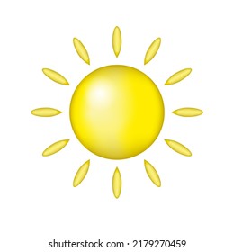 3.ᵉʳ sol aislado en fondo blanco