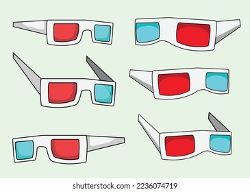 3D Sunglasses Blue Ray Cinema Eyewear Collection