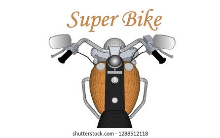 3d superbike vector