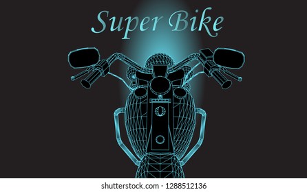 3d superbike vector