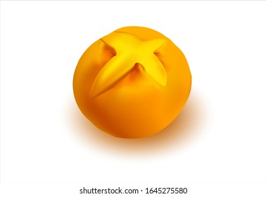 3d Sweet pastries Isolated on a white background. Vector image.