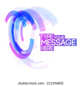 3d Swirl vector icon for graphic design.