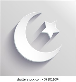 3d symbol of Islam