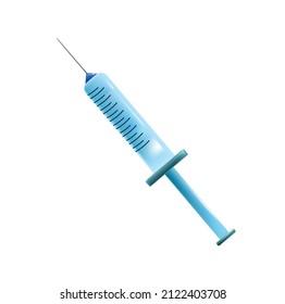 3d syringe in blue color covid 19 vacinne 3d syringe icon illustration of syringe 3d blue syringe icon for covid vaccine injection