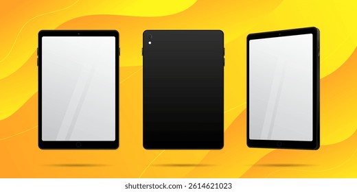 3d tab black mock 3d tab black mock 3d tab black mock