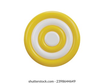 3d target point icon vector illustration