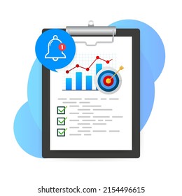 3d target raise for concept design. Vector illustration. Development strategy.