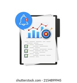 3d target raise for concept design. Vector illustration. Development strategy.