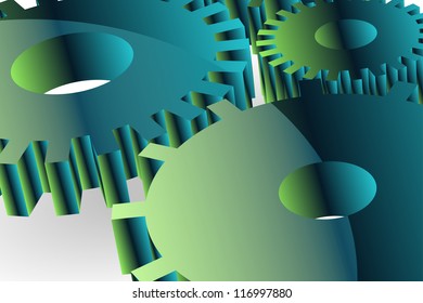 3D Technical Drawing - technology concept