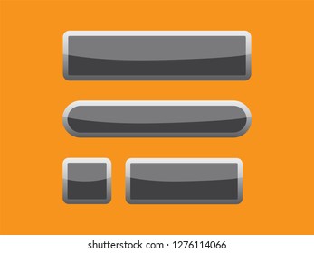 3d technology web buttons. Button for web design