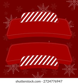 Decoração de fundo de Natal da caixa de texto 3D para o modelo de design criativo