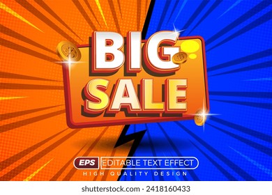 3d text effect big sale