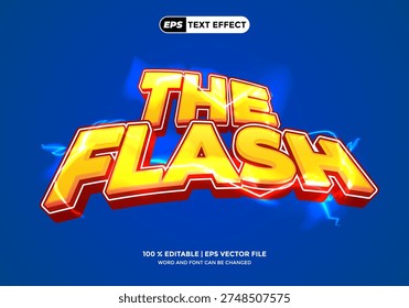 3D Text Effect Flash Sale Design Creative New
