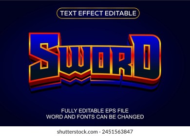 3D TEXT EFFECT GAMING VECTOR EDITABLE