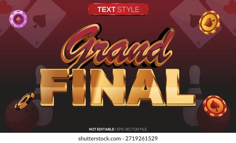 El tema final del gran efecto de texto 3D es muy adecuado para complementar un buen diseño