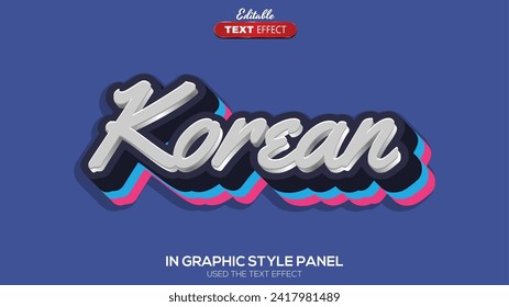 3d text effect independent indonesia