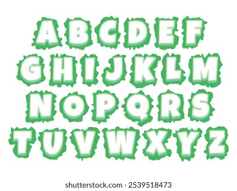 3d text effect with roughen style, editable vector text effect.