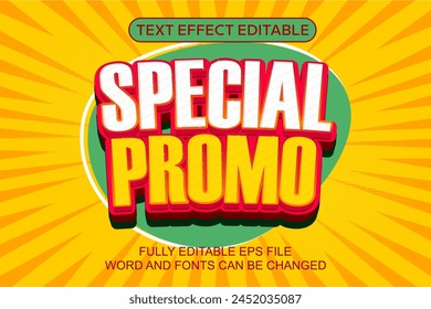 3D TEXT EFFECT SALE VECTOR EDITABLE