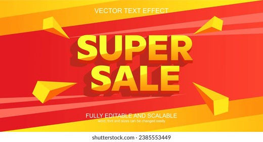 3d text effect special sale, mega, hot, flash, super sale vector editable