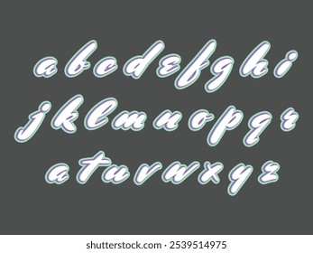 3d text effect with style paper stack, editable vector text effect.