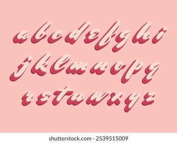 3d text effect with style paper stack, editable vector text effect.