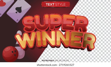 El tema súper ganador del efecto de texto 3D es muy adecuado para complementar un buen diseño