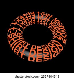 3D TEXT EFFECT T-SHIRT DESIGN ZONE