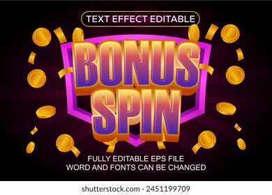 3D TEXT EFFECT VEGAS JACKPOT VECTOR EDITABLE