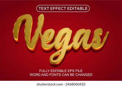 3d text effect vegas vector editable