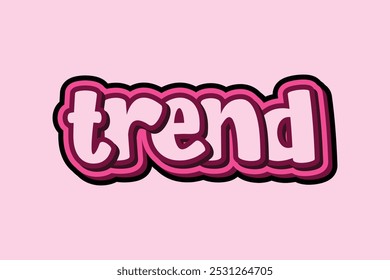 Effet de texte 3d avec le mot 