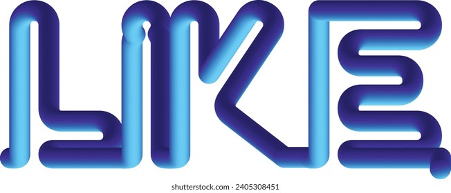 3d text like design,Gold celebration text effect template